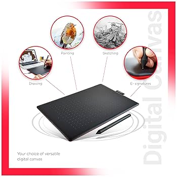 Amazon.com: Wacom Graphire Pen Tablet One By Wacom Pen Input